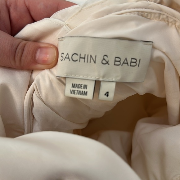 SACHIN & BABI BHLDN Carmina bow-embellished gathered NWOT SIZE 10, 8, & 4 - Picture 13 of 14